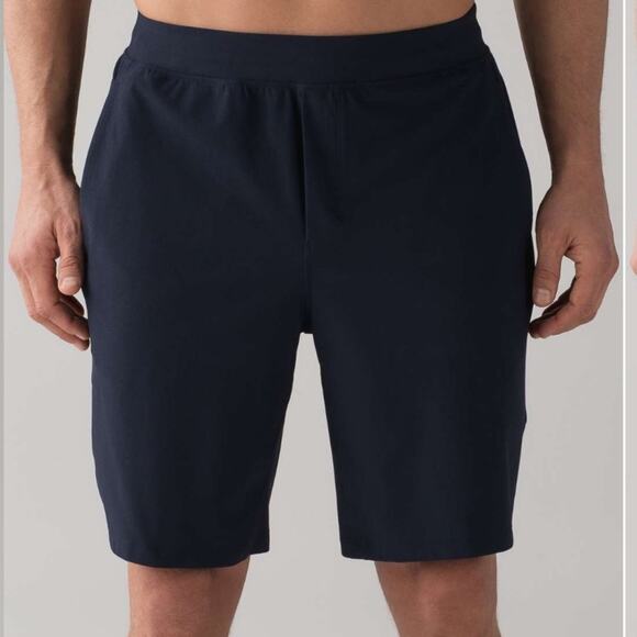Lululemon navy blue casual sweat shorts medium - Picture 2 of 10